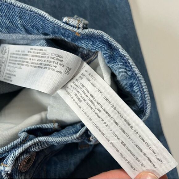 Abercrombie & Fitch Women's Straight Leg Jeans - Light Blue - Picture 6 of 8